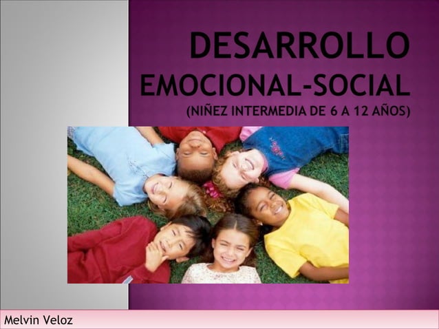 Niñez intermedia de 6 a 12 años