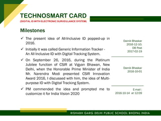 Techno Smart Card : Digital ID for Every Indian | PDF