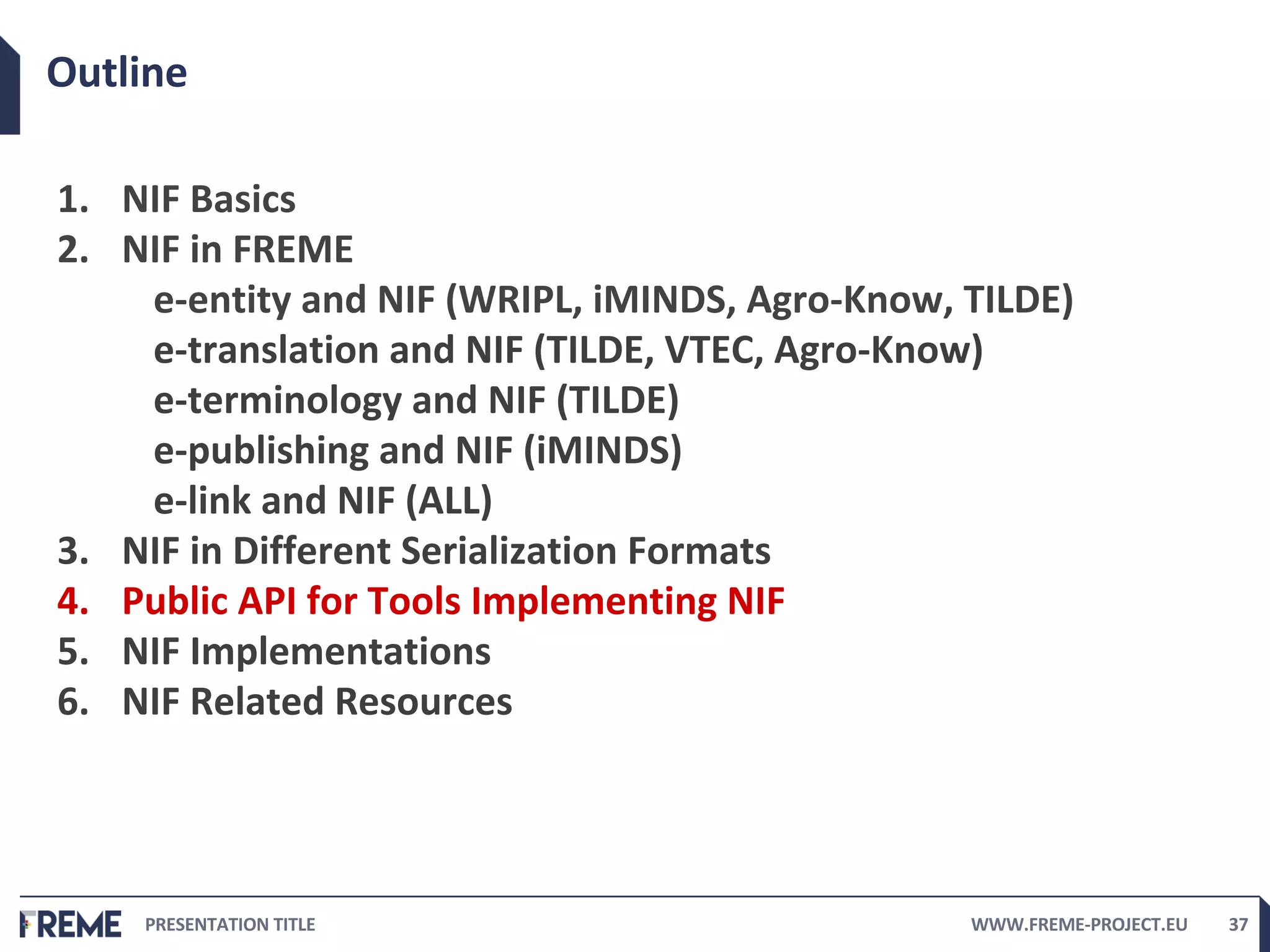 NIF Tutorial | PDF