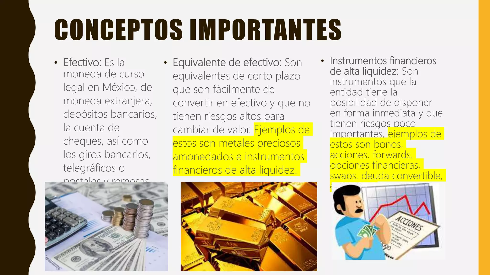 NIF C-1 - Efectivo y equivalentes de efectivo | PPTX