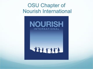 OSU Chapter of  Nourish International 