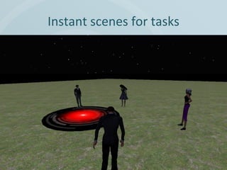 Instant scenes for tasks 