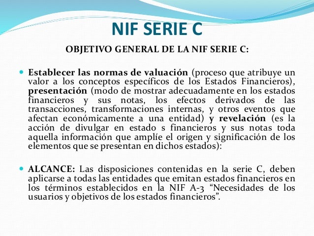 Nif serie c