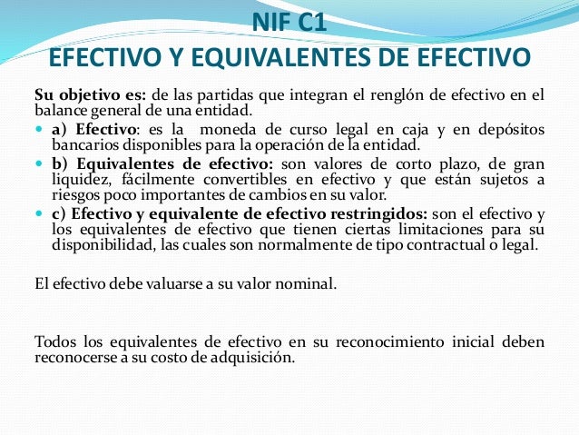 Nif serie c