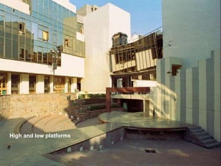 High and low platforms
 