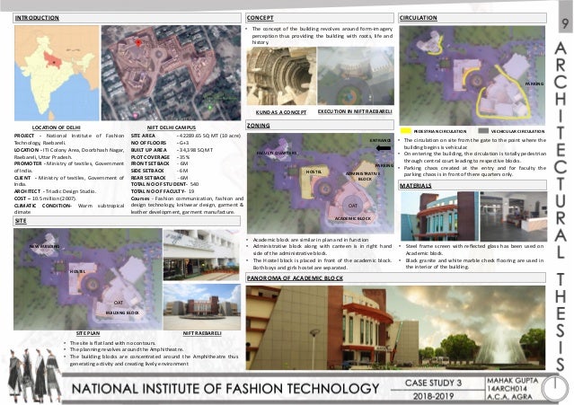 Architectural case study of fashion institute picture