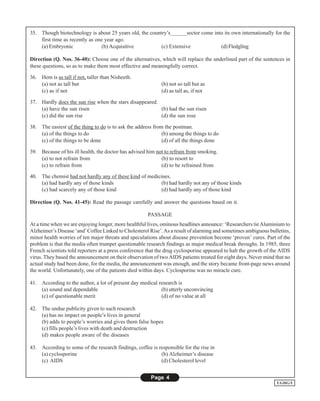 Nift sample paper | PDF