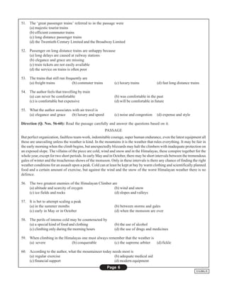 Nift sample paper | PDF