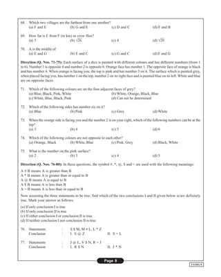 Nift sample paper | PDF