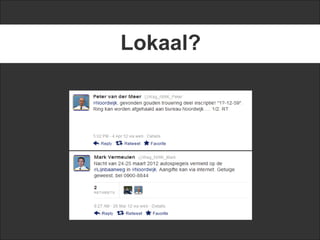 Lokaal?
 