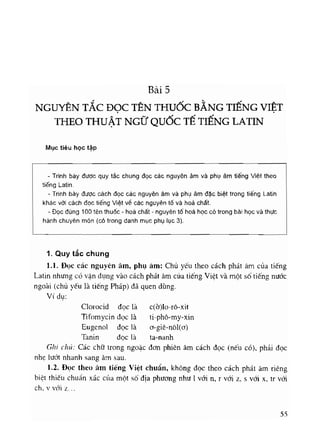 Viet va doc ten thuoc