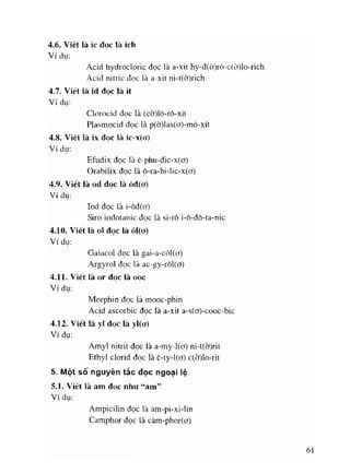 Viet va doc ten thuoc