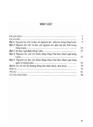 Viet va doc ten thuoc