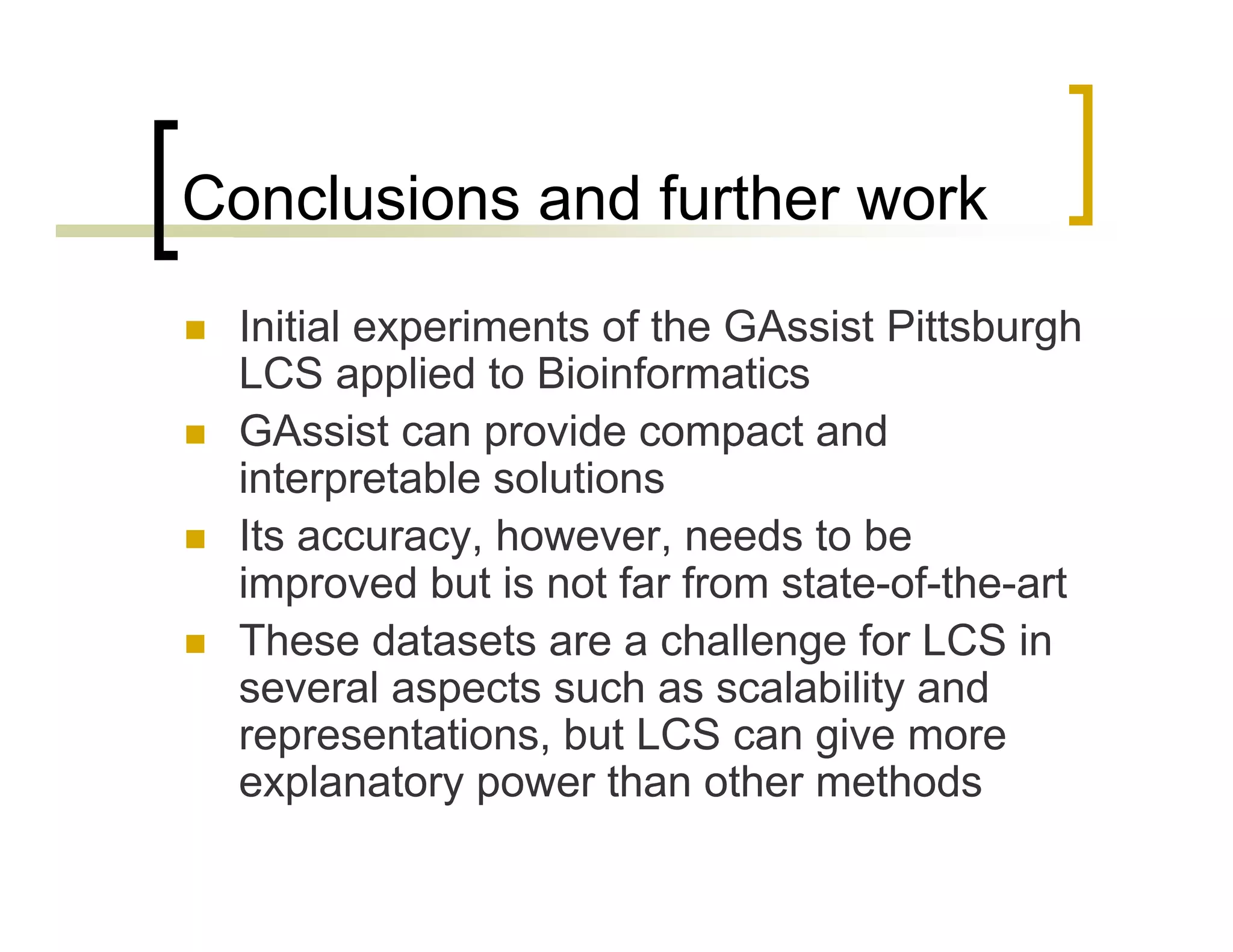 Pittsburgh Learning Classifier Systems for Protein Structure Prediction: Scalability and Explanatory Power