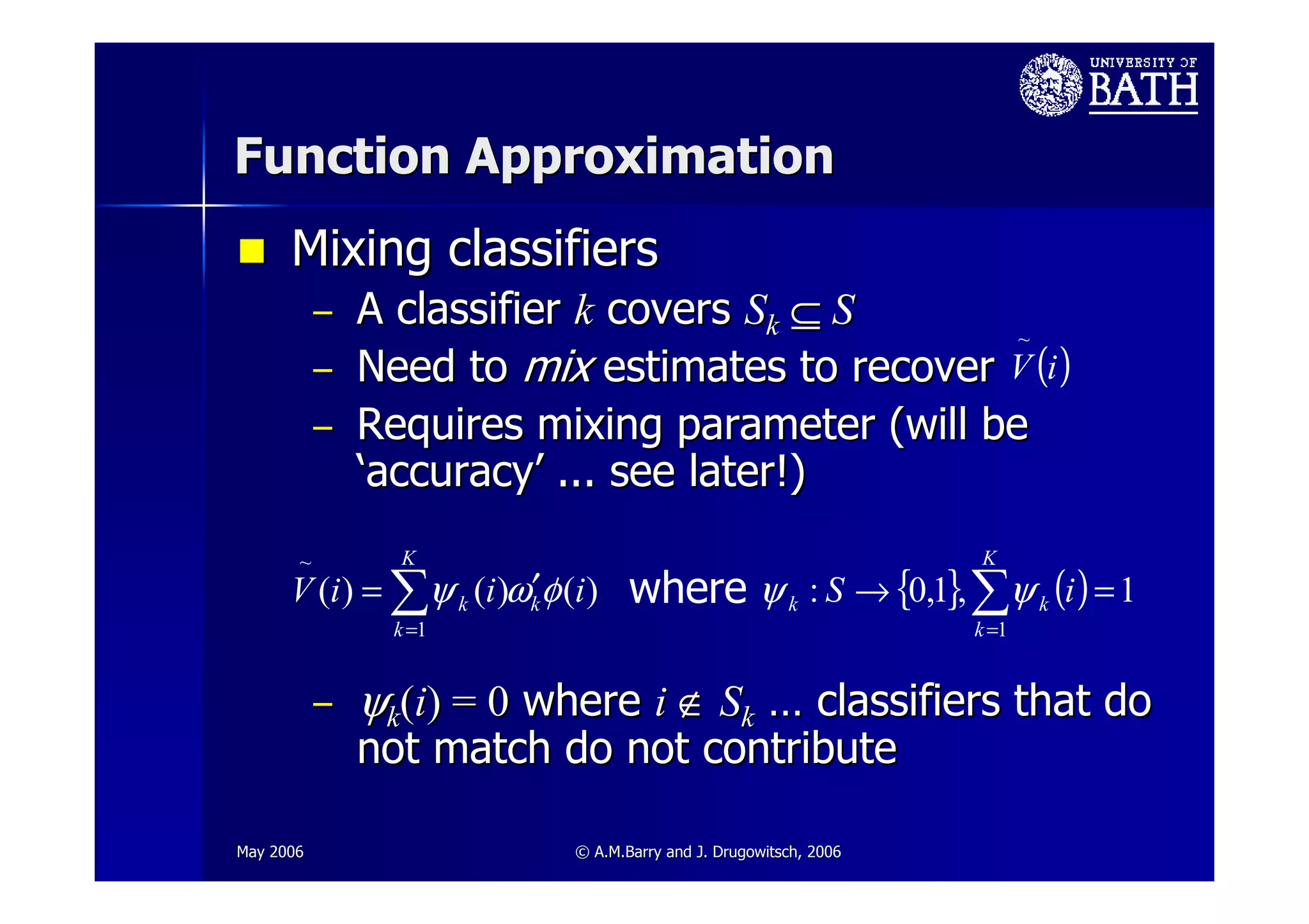 Towards a Theoretical Towards a Theoretical Framework for LCS Framework for LCS