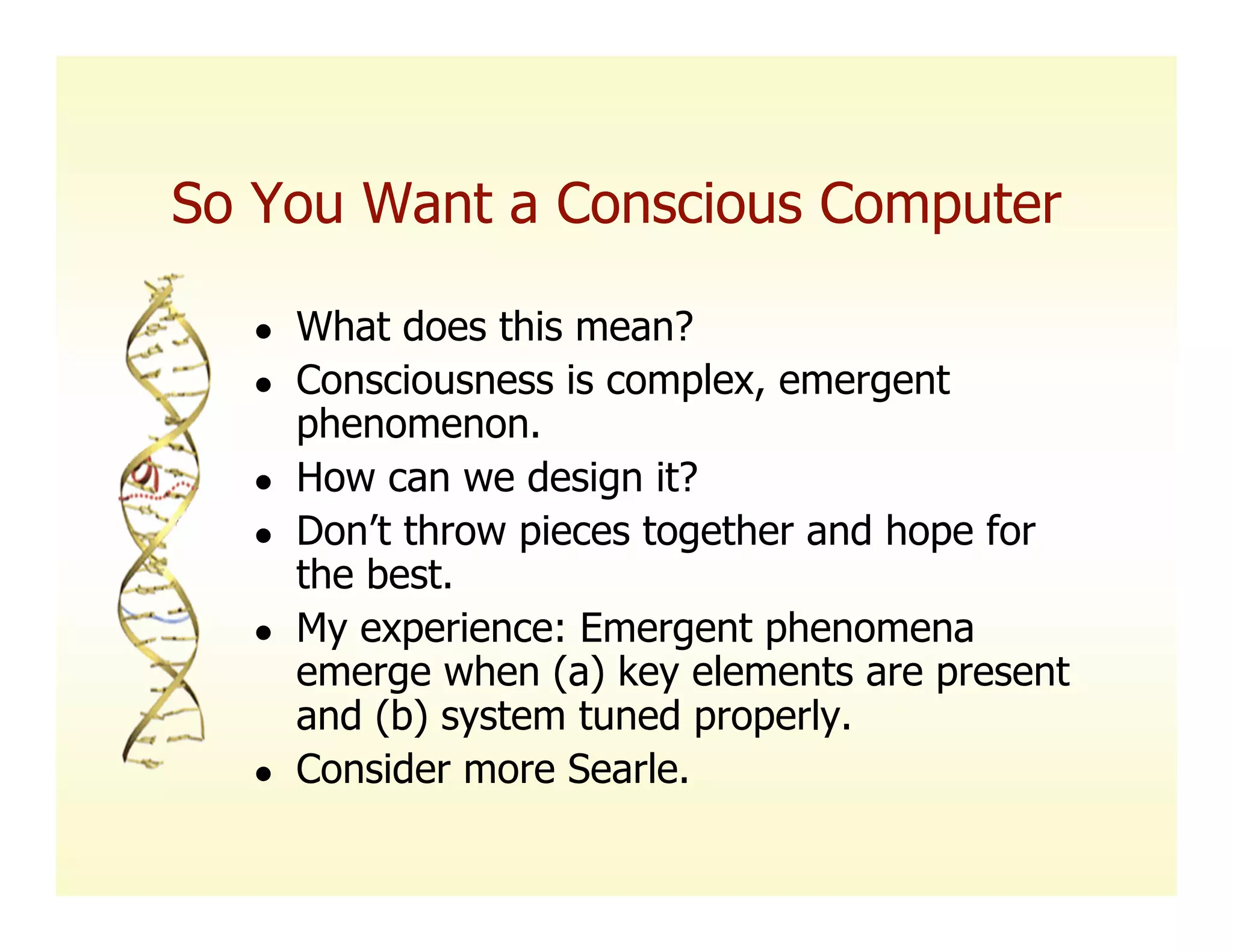 Searle, Intentionality, and the Future of Classifier Systems