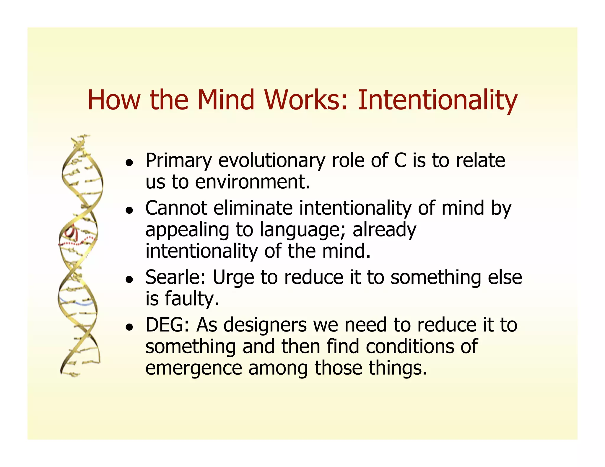 Searle, Intentionality, and the Future of Classifier Systems