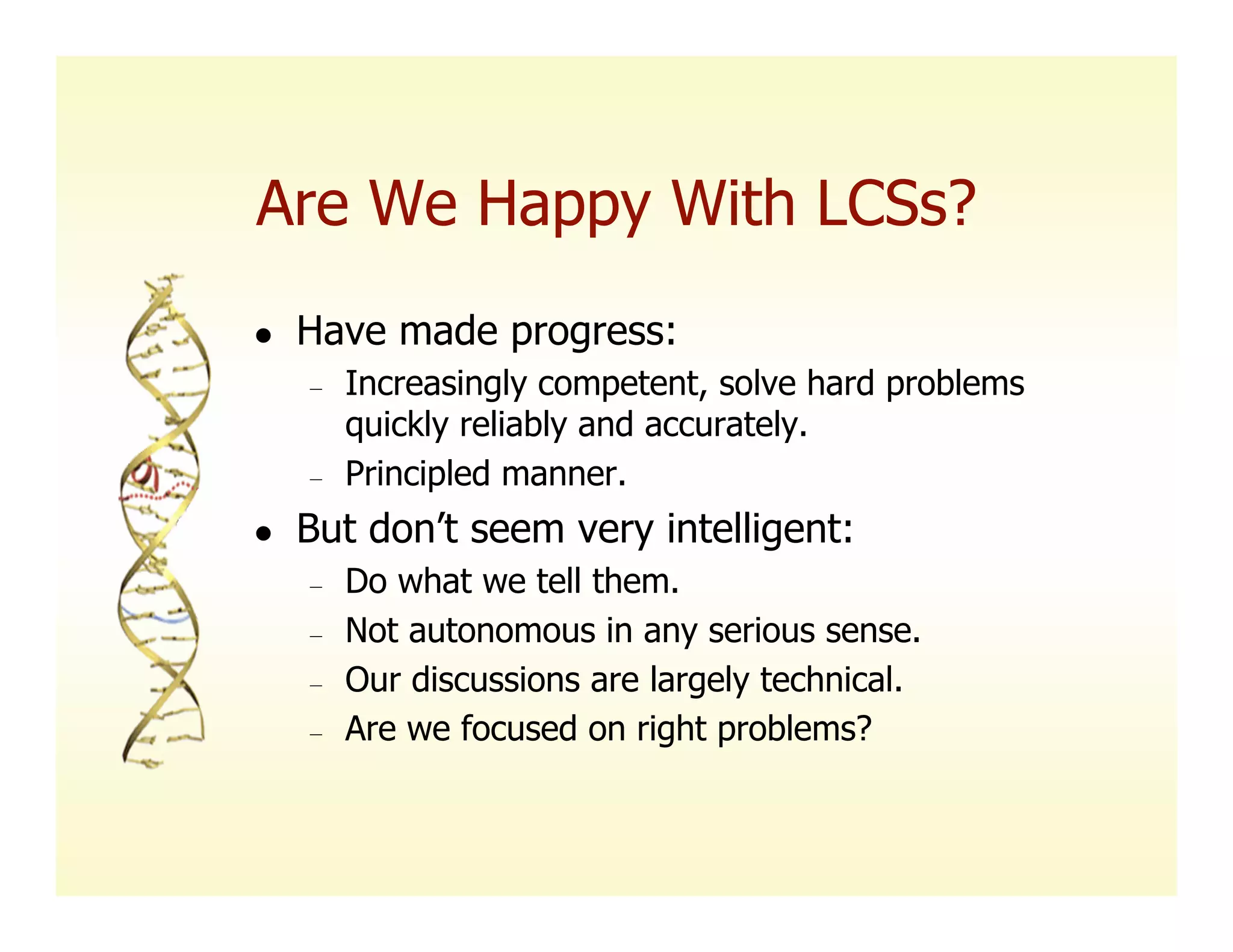 Searle, Intentionality, and the Future of Classifier Systems