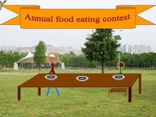 Annual food eating contest 
