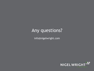 Any questions? [email_address] 