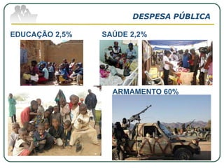 Company Logowww.themegallery.comDESPESA PÚBLICAEDUCAÇÃO 2,5%SAÚDE 2,2%ARMAMENTO 60%
