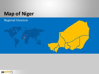 Map of Niger
Regional Divisions
 