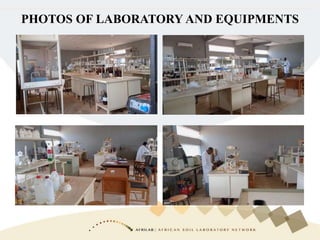 PHOTOS OF LABORATORY AND EQUIPMENTS
 