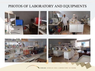 PHOTOS OF LABORATORY AND EQUIPMENTS
 