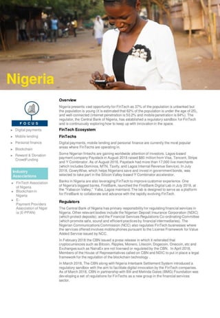 Nigeria FinTech Landscape