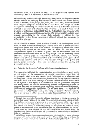 Nigeria position paper on the military | PDF