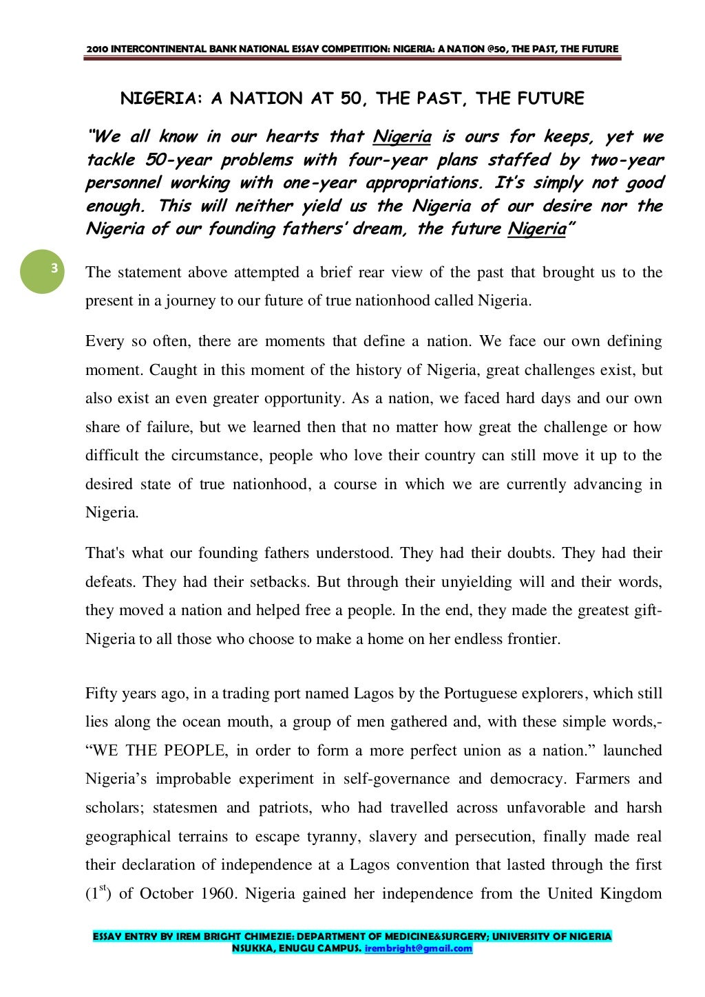 Nigeria independence picture