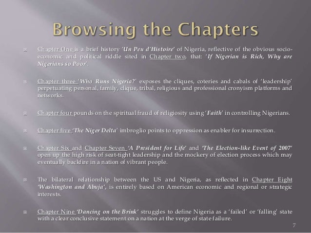 Nigeria Dancing On The Brink A Discourse On The