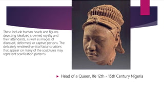Ancient Nok civilization (Nigeria) female royal figure 500BC