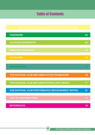 Nigeria national iccm implementation framework | PDF