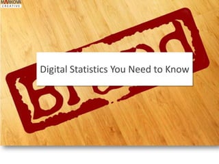 Digital Statistics You Need to Know
 
