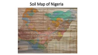 Soil Map of Nigeria
 