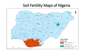 Soil Fertility Maps of Nigeria
 