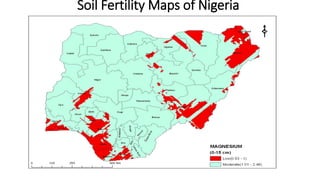 Soil Fertility Maps of Nigeria
 