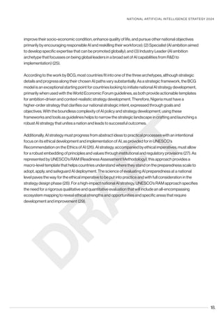 Nigeria's Draft National Artificial Intelligence Strategy | PDF