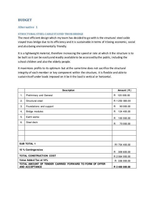 KwaNogawu village Pedestrian Bridge Proposal