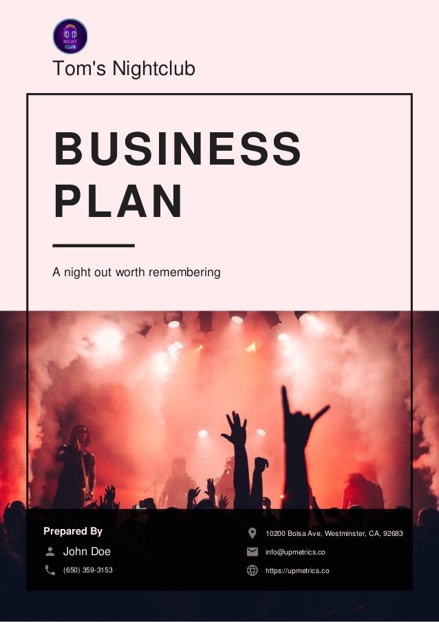 business plan example