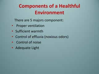 Nightingale's environment theory Slide 10