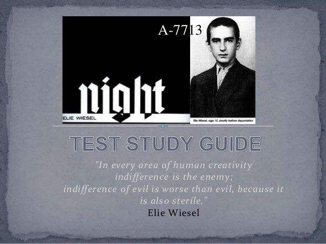 Elie Wiesel S Night Study Guide