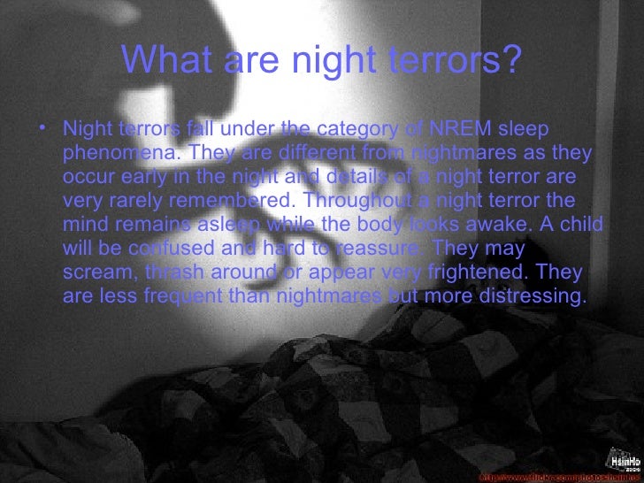 Night Terrors App