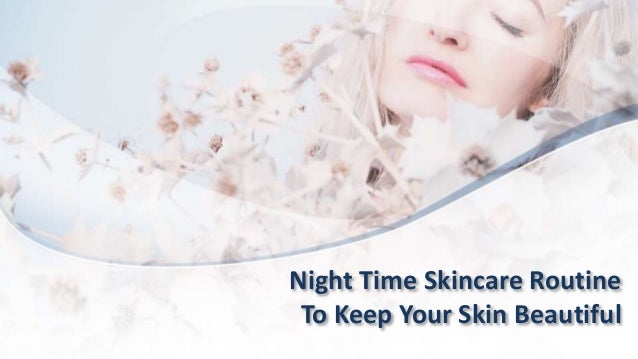 skincare time