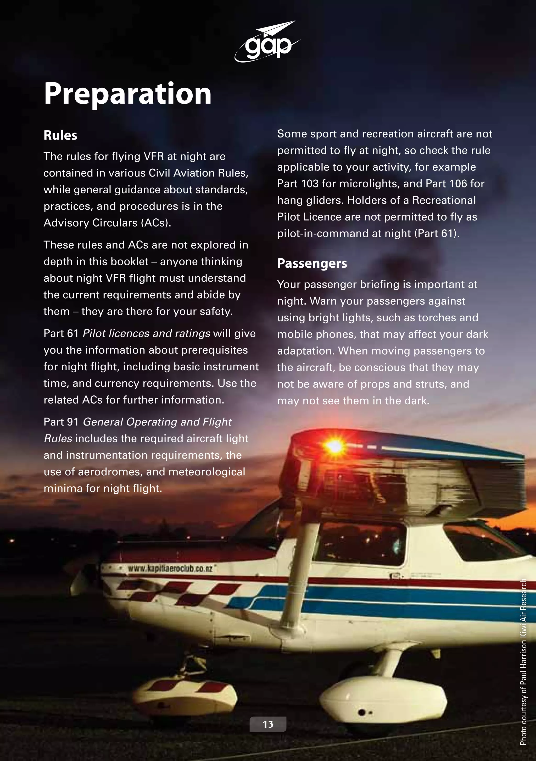 Night Vfr