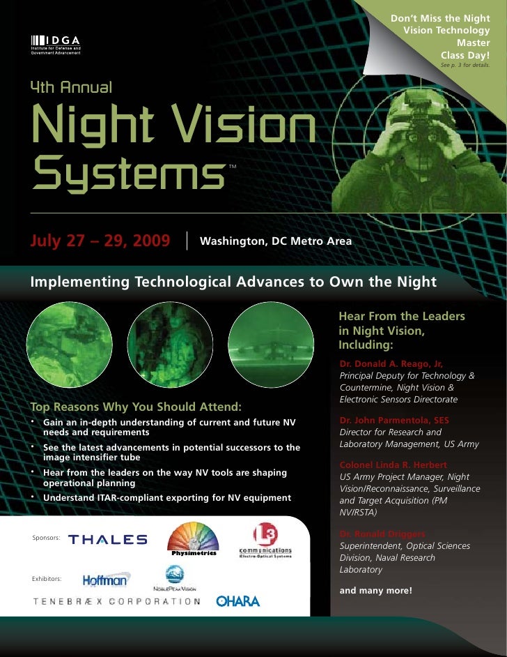 4th Annual Night Vision Systems 2009