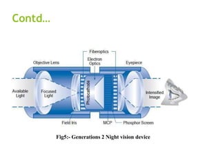 Contd…
Fig5:- Generations 2 Night vision device
 