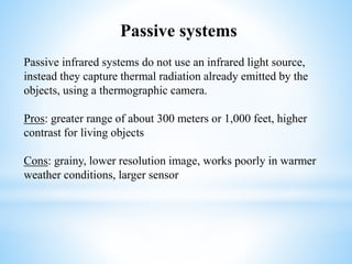 Camera Passive Night vision technology in auto mobiles | PPTX