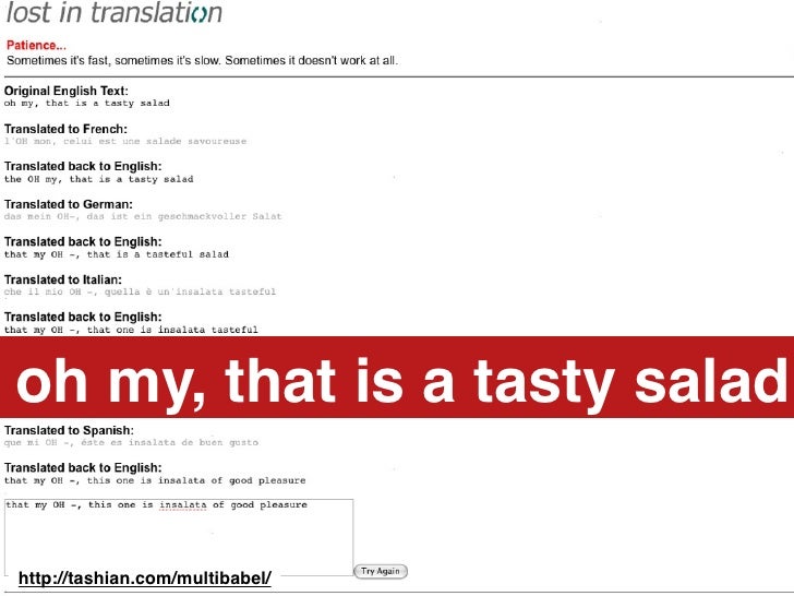 in the beginning http babel altavista com